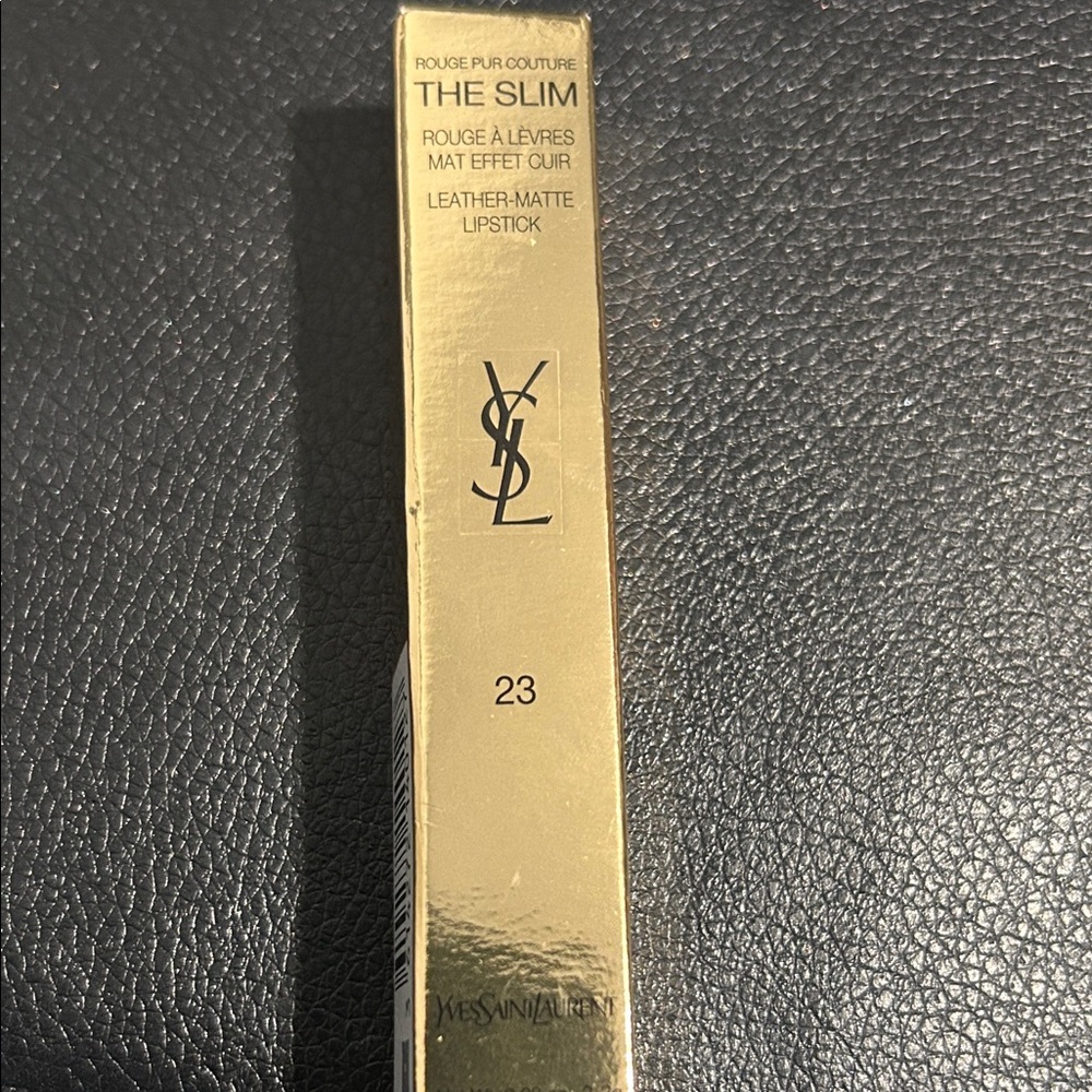 YSL Gold Leather-Matte Lipstick number 23 the slim brand new without tags